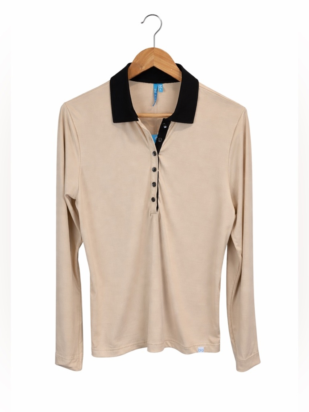 NWT GG Blue Susan Golf Polo Size Large Bronze Country Club Preppy Sporty Neutral